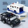 thumbnail image 4 of Piggy Bank Car - Financial Management Stylish Plastic Hummer Police Car Money Bank for Boy, 4 of 8