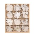 thumbnail image 4 of 10 piezas/lote de adornos colgantes de madera para árbol de Navidad, decoraciones navideñas para el hogar, fiesta, Año Nuevo, Navidad, regalo para niños, 4 of 5
