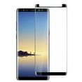 thumbnail image 2 of For Samsung Galaxy Note 8 Tempered Glass Screen Protector Designed Fingerprint Unlocking 3D Curved Edge Glass Full coverage .18 Thickness Cover [ Clear Black ], 2 of 7