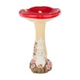 thumbnail image 1 of Mainstays Mushroom Bird Bath, 1 of 9