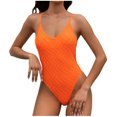 thumbnail image 1 of Ersazi Womens Bathing Suits New Swimsuit Printed Bikini Swimsuit In Clearance Orange Xl, 1 of 9
