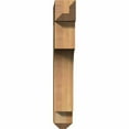 thumbnail image 4 of Ekena Millwork 4"W x 18"D x 26"H Westlake Craftsman Rough Sawn Bracket, Western Red Cedar, 4 of 13