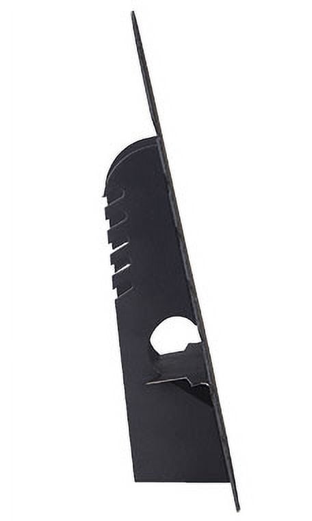 SSWBasics Slotted Black Flocked Necklace Display Easel - Case of 25- Black Flocked Necklace Holder Display - Versatile and Pretty Permanent Jewelry Display Stand - Elegant Chain Display for Retail Use