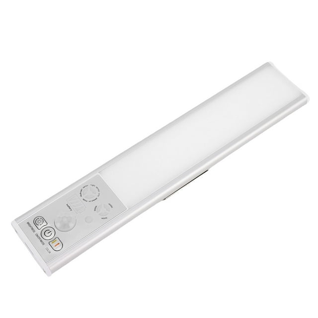 Luz Para Debajo Del Gabinete, Sensor De Movimiento Súper Fino, Luz De Armario Recargable Regulable De 3 Colores Para Mesita De Noche De Cocina