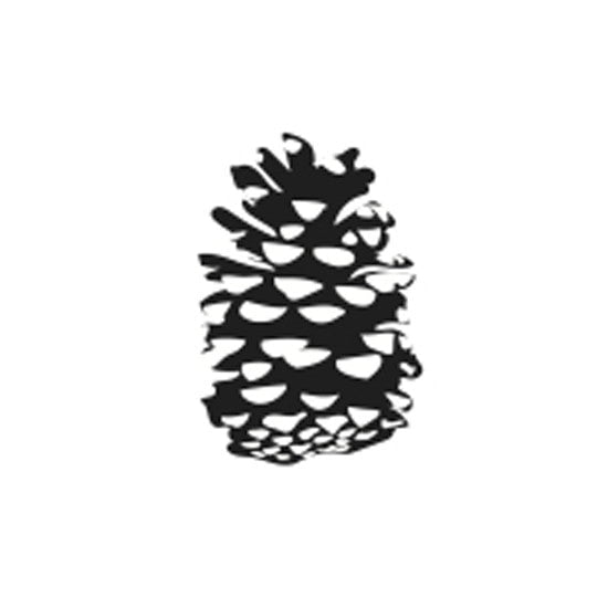 SHAPES ETC.  Incentive Stamp - Pinecone