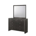 thumbnail image 4 of Jewel Gray Panel Bedroom Set Special Full 3 Piece: Bed, Dresser, Mirror, 4 of 13