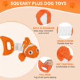 thumbnail image 3 of Juguete para perros Molantaule Squeaky Durability Interactive Tig of War, 3 of 7