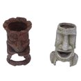 thumbnail image 3 of Aquarium Decor2pcs Fish Tank Face Resin Face Sculpture Fish Tank Ornament Reliable and Durable, 3 of 5