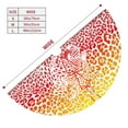 thumbnail image 3 of Rateoe Leopard Skins And Heads Print Christmas Tree Skirt 48" for Xmas Holiday New Year Party Circle Tree Mat Ornaments Decoration, 3 of 7