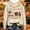 Beige, variant on Women's I'm Ready for the BER Months Graphic Crewneck Sweatshirt, Cute Ghost Turkey Pumpkin Christmas Tree Print Fall Winter Holiday Pullover Top Beige XXL