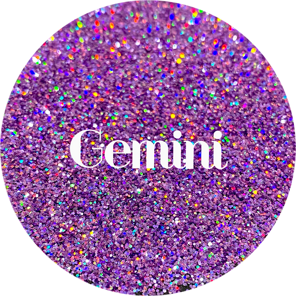 Glitter Heart Co. - High Quality Polyester Glitter - 2 oz Bag- Gemini - Metallic Purple