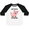 thumbnail image 3 of Inktastic Cant Say No to This Face Cute Pig Boys or Girls Toddler T-Shirt, 3 of 5