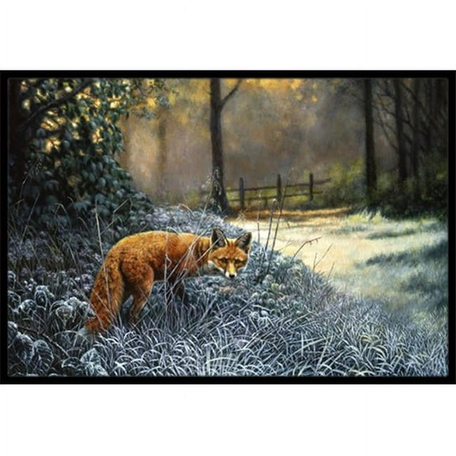 Carolines Treasures BDBA0347MAT Tapis Renard à la Chasse Intérieur Ou Extérieur - 18 x 27