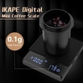 thumbnail image 4 of IKAPE Digital Mini Coffee Scale with Timer, 2kg/0.1g High Precision Rechargeable Drip Espresso Scale with Tare Function, LED Display(Black), 4 of 4