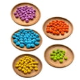 thumbnail image 1 of 100 cuentas de lentejas de silicona de 0.472 in para hacer llaveros, kit de clips para chupete, cuentas redondas de goma para dentición, collar, pulsera, cuentas, accesorios de joyería, 1 of 5
