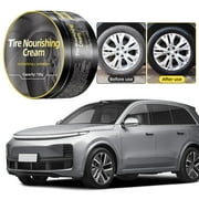 Tire Protection Gel, UV Defense Tire Gel, Multi-Functional Tire Nourishing Cream, Long-Lasting Tire Shine, Easy Apply Tire Care Product, Safe for All Tire Types