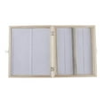 thumbnail image 2 of Tachiuwa Wood Premium Microscope Slide Storage Box Holds 100 Pieces Suitable for 25x75mm, 2 of 9