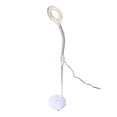 thumbnail image 2 of Lámpara De Lupa De 3X Longitud Led Soporte Con Lente De Vidrio De 5 Pulgadas De Lente De Cava De Cava De Cementero Ajustable Ruedas, 2 of 7