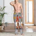 thumbnail image 6 of Lsque Hello Fall Gnomes Print Men's Pajama Pants, Lounge Pant - Comfortable Home Wear,Elastic Waistband, Stylish Design-XX-Large, 6 of 9