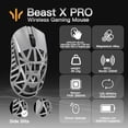 thumbnail image 2 of Ratón para juegos SMACKAPE WLMOUSE Beast X Pro Ultraligero 39 g Plateado, 2 of 7