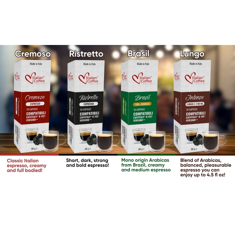 Starbucks Espresso Pods, Verismo, Caffitaly, CBTL, k-fee