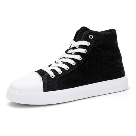 

Men s Casual High-top Canvas Skate Shoes Lightweight Walking Sneakers