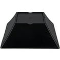 thumbnail image 4 of Tablecraft BKMB166 Frostone 13.25 Qt. Black Square Melamine Bowl, 4 of 4