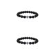 thumbnail image 2 of Minnieouse Pulseras de cuentas de piedra redonda natural Joyería resistente al desgaste Cuerda elástica de ojo de moda para fiesta Type1 NO1, 2 of 6