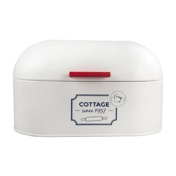 Inteprter Iron Bread Storage Box Snacks Cosmetics Coins Decoration White Organizer Almacenamiento y organización del hogar