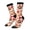 3 Black, variant on Skull Retro record lips Print Adult Socks for Men & Women,Calf Socks, Ankle Socks,Boots Socks,Breathable Casual Sock,Unisex Crew Socks