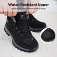 thumbnail image 2 of Fittington Men's Winter Boots Fleece Lining Warm Snow Boots Non-Slip and Water Resistant Wide Fit Ankle Boots 11 Wide, 2 of 10