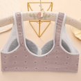 thumbnail image 3 of Lixiuxyad Bra to Make Look Smaller Women's Front Buckle Middle And Elderly Without Underwire Thin Underwear Wide Shoulder Strap Soft New Comfortable Vest Plus Size Bra, 3 of 4