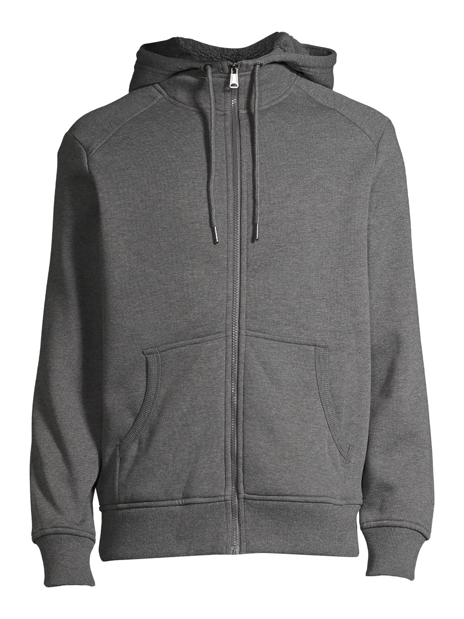 George Men's and Big Men's Faux Sherpa Hoodie, Sizes up to 5XL
