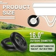 4.80/4.008" Tire Inner Tubes by Cenipar For Heavy Duty Cart,Like Hand