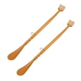 thumbnail image 1 of 2X Marrón Plastic Handle Back Scratch Helper Massager 48 cm, 1 of 3
