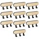 thumbnail image 2 of 10 piezas de soporte para cuna montado en la pared, parte trasera adhesiva de madera resistente, colgador de llaves multifunción para 3 Ganchos Negro, 2 of 6