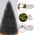 thumbnail image 3 of National Tree Company Artificial Full Christmas Tree, Black, North Valley Spruce, Includes Stand, 9 Feet, 3 of 5