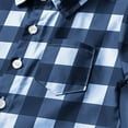 thumbnail image 7 of Cowsor Boy's Button Down Regular Fit Long Sleeve Plaid Casual Shirts, 7 of 7