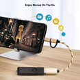 thumbnail image 4 of Gold CLAMP Adaptador USB C/Micro USB a USB, Convertidor Micro USB/USB-C a USB 3.0, Cable Adaptador OTG Compatible con MacBook, teléfonos Android y más, 4 of 5