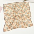 thumbnail image 5 of YUEHUA Women Travel Silk Bandana Scarf Square Satin Hair Wrap Head Scarf Lightweight Neck Scarves 22 Inch, 5 of 5