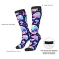 thumbnail image 4 of Naloa crystal Skull mushroom Thigh High Socks Extra Long Stretchy Sock Women Over Knee High Opaque Stocking Daily Wear, 4 of 6