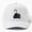 White, variant on Bucky Baseball Hat, Superhero Character Fan Graphic Design, Classic Everyday Casual Cap
