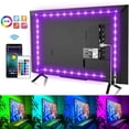 thumbnail image 2 of Tira de luces LED con Bluetooth, 5050 SMD, 5V, USB, lámpara LED Flexible, cinta RGB, diodo autoadhesivo para TV y Escritorio, 2 of 4