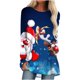 thumbnail image 1 of Tops de Otoño Para Mujer Tops Con Estampado de Navidad Moda Casual Manga Larga Cuello Redondo Blusa Suelta Camisas Odeerbi ODB181409, 1 of 5