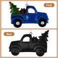 thumbnail image 5 of Uonlytech 1Pack Vintage Car Christmas Ornament Blue Decoration for Christmas Party, 5 of 7