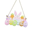 thumbnail image 5 of Axioma Easter Spring Wooden Ornament Figurine Printed Party Favors Supplies Craft Toys Table Sign DIY for Tree Desk Room Farmhouse Patio Decoration Easter bunny, 5 of 8