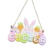 thumbnail image 5 of Estatuilla de adorno de de primavera de Pascua, decoración de Pascua impresa para escritorio de de de vacaciones Conejo de Pascua Macarena Artesanía de Pascua, 5 of 8