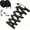Black, variant on Flat Elastic No Tie Shoe Laces for Sneakers, Stretch Tieless Shoelaces for Kids & Adults, Flat Shoes Strings