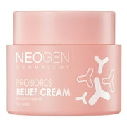 NEOGEN Probiotics Relief Cream 1.76 oz (50g) - Hydrating & Firming Facial Moisturizer with Probiotics Lactobacillus & Bifida & Collagen - Korean Skin Care