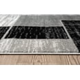 thumbnail image 5 of L'Baiet Verena Geometric Area Rug Black Grey 5' x 7' Medium Area Rugs Carpet for Living Room, Bedroom, Dining Table, Office, Hallway, Foyer | Neutral Colorful Modern Abstract Home Decor, 5 of 8